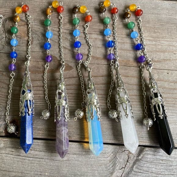 CHAKRA Crystal Pendulums - Picture 4 of 7